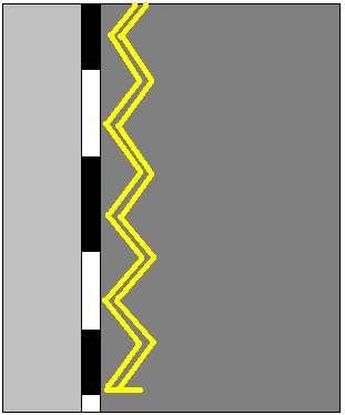 Clearway (No stopping) on that side of the road at any time